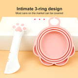 Multifunction Pet Canned Spoon Jar and Can Opener Puppy Feeding Mixing Wet Dry Scoop Cat Dog Accessories Feeder Shovel Pets Tableware Multifunction Pet Canned Spoon Jar Opener Puppy