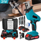 Cisivis 21V Reciprocating Saw Cordless Hand Saw Electric Wood Metal Cutter UK