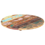 vidaXL Round Table Top 60 cm 25-27 mm Solid Reclaimed Wood