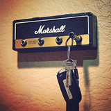 Key Holder,Wall Mounting Guitar Amp Key Hook - Keychain Including 4 Pieces Key Ring.