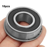 10Pcs F6202RS Bearing Steel Deep Groove Ball Bearing 16mm