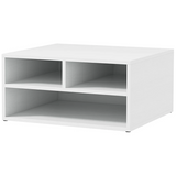 Three-Compartment Printer Storage Cabinet - White | HOMCOM