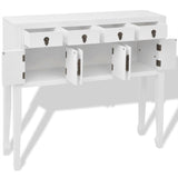 vidaXL Sideboard Chinese Style Solid Wood White