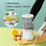 Electric Citrus Juicer Juice Squeezer Portable Press Machine Fruit Extractor UK