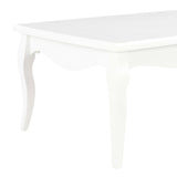 vidaXL Coffee Table White 110x60x40 cm Solid Pine Wood