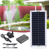 Solar Power Water Feature Fountain - Garden Pool Pond Aquarium Fountain