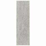 vidaXL Book Cabinet Concrete Grey 97.5x29.5x100 cm Engineered Wood