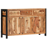 vidaXL Sideboard 120x35x75 cm Solid Acacia Wood