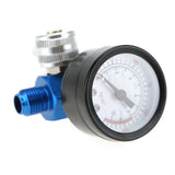 1/4” Spray Paint Gun Air Pressure Regulator Pressure Gauge Pneumatic Tool Accessory