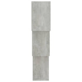 vidaXL Cube Wall Shelf Concrete Grey 68x15x68 cm Engineered Wood