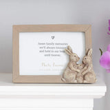 Family bunny photo frame