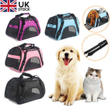 Large Pet Carrier Bag - Dog Carrier Bag -  AVC Portable Soft Fabric Fold Dog Cat Puppy Travel Bag