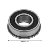 10Pcs F6202RS Bearing Steel Deep Groove Ball Bearing 16mm