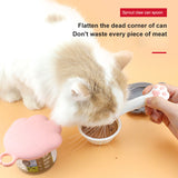 Multifunction Pet Canned Spoon Jar and Can Opener Puppy Feeding Mixing Wet Dry Scoop Cat Dog Accessories Feeder Shovel Pets Tableware Multifunction Pet Canned Spoon Jar Opener Puppy