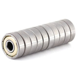 10 Pcs Metal Shielded Durable Multi Use Carbon Steel Miniature 626ZZ Ball Bearings (6x19x6mm)