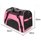 Large Pet Carrier Bag - Dog Carrier Bag -  AVC Portable Soft Fabric Fold Dog Cat Puppy Travel Bag