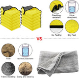 12PCS Car Cleaning Towels Drying Wash Cloth Microfibre Super Absorbent Polishing