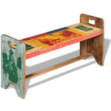 vidaXL Cola Bench Solid Reclaimed Wood 100x30x50 cm