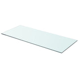 vidaXL Shelf Panel Glass Clear 27.6