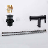 Modern Basin Sink Faucet Matte Black Brass filter faucet tap