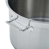 vidaXL Stock Pot 24 L 36x24 cm Stainless Steel