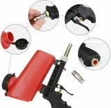 Air Portable Sandblasting Gun Hand Held Sand Blaster Shot Media Blasting UK