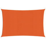 vidaXL Sunshade Sail 160 g/m² Orange 2x3 m HDPE