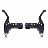 1 Pair Aluminium Alloy Mountain Bike Bicycle Cycling Brake Level Handles (Black)