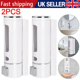 Soap Dispenser Wall Mounted Liquid Bathroom Hand Wash Home Shower Gel Shampoo