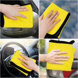 12PCS Car Cleaning Towels Drying Wash Cloth Microfibre Super Absorbent Polishing