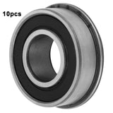 10Pcs F6202RS Bearing Steel Deep Groove Ball Bearing 16mm