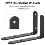 10pc Shelf Brackets Handmade Rustic Heavy Duty Industrial Steel Scaffold Board  The UK Does Not Include VAT, Which Needs To Be Borne By Oneself. Please Consider Carefully Before Placing An Order