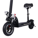 Emoko HVD-3 Electric Scooter  48V 15Ah Battery 800W Motor 10inch Tires 45-60KM Mileage Doube Disc Brake Folding E-Scooter w/ Seat