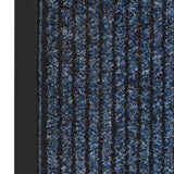 vidaXL Doormat Striped Blue 60x80 cm