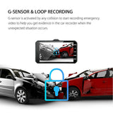 Car Camera Recorder Dual Front And Rear HD 1080P Dash Cam Night Vision