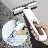 New Portable Mini Mop Head, Lazy Hand Wash-Free Strong Absorbent Mop Multifunction Portable Squeeze Cleaning Mop Desk Window Glass Cleaner