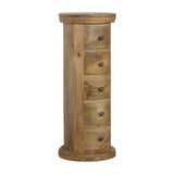 granary royale slim drum chest with 5 drawers