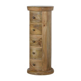 granary royale slim drum chest with 5 drawers