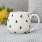 Bee Print Rounded Mug-0