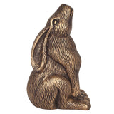 Bronze Terracotta Moon Gazing Hare Garden Ornament