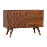 Carved Chestnut Sideboard-8