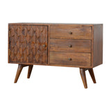 Carved Chestnut Sideboard-7