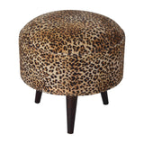 Leopard Nordic Style Footstool-1