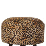 Leopard Nordic Style Footstool-5