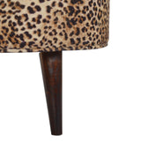 Leopard Nordic Style Footstool-6