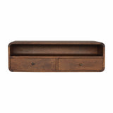 Floating Chestnut Open Console-1