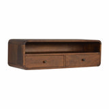 Floating Chestnut Open Console-3