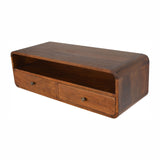 Floating Chestnut Open Console-4