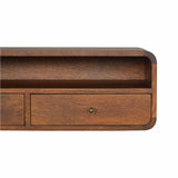 Floating Chestnut Open Console-5