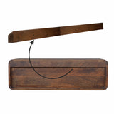 Floating Chestnut Open Console-9